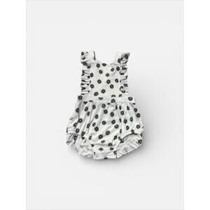 Cat & Jack baby girls' ruffle romperl 3-6mo NWT